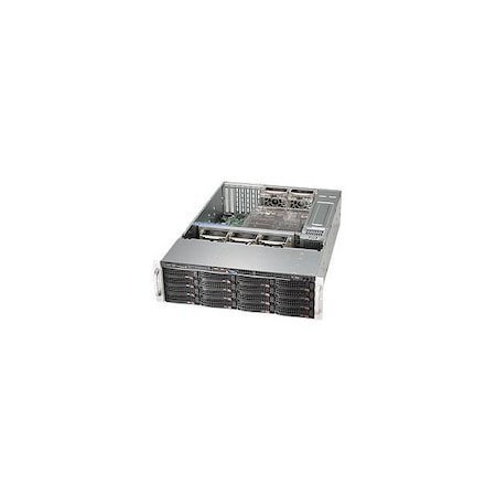 Supermicro SuperChassis 1000W 3U Rackmount Server Chassis (Black) CSE-836BE1C-R1K03B